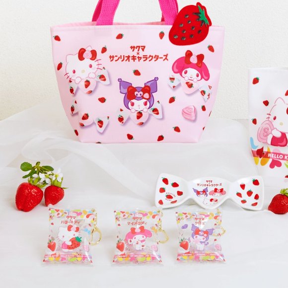 Sanrio x Sakuma Strawberry Milk Candy kuji candy charm - Hello Kitty - Picture 3 of 4